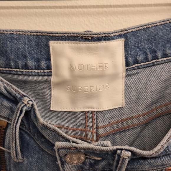 MOTHER SUPERIOR High Waisted Zipper Leg Jeans - Picture 3 of 6